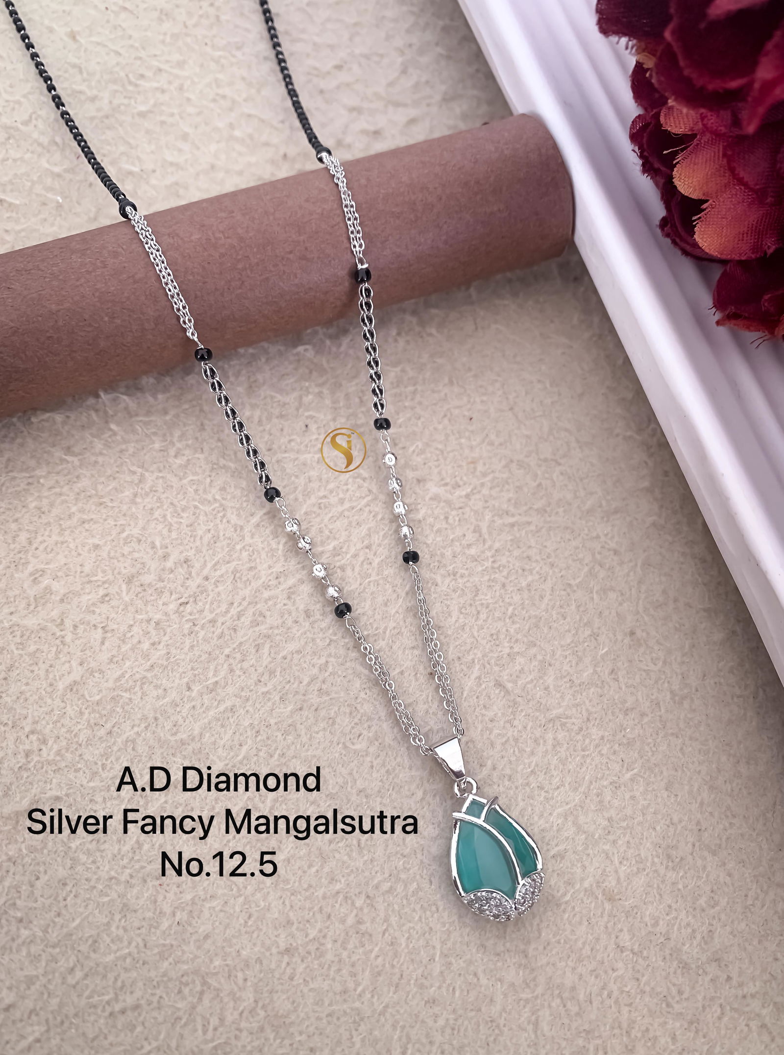 19 Designer AD Diamond Fancy Mangalsutra Wholesalers In Mumbai
